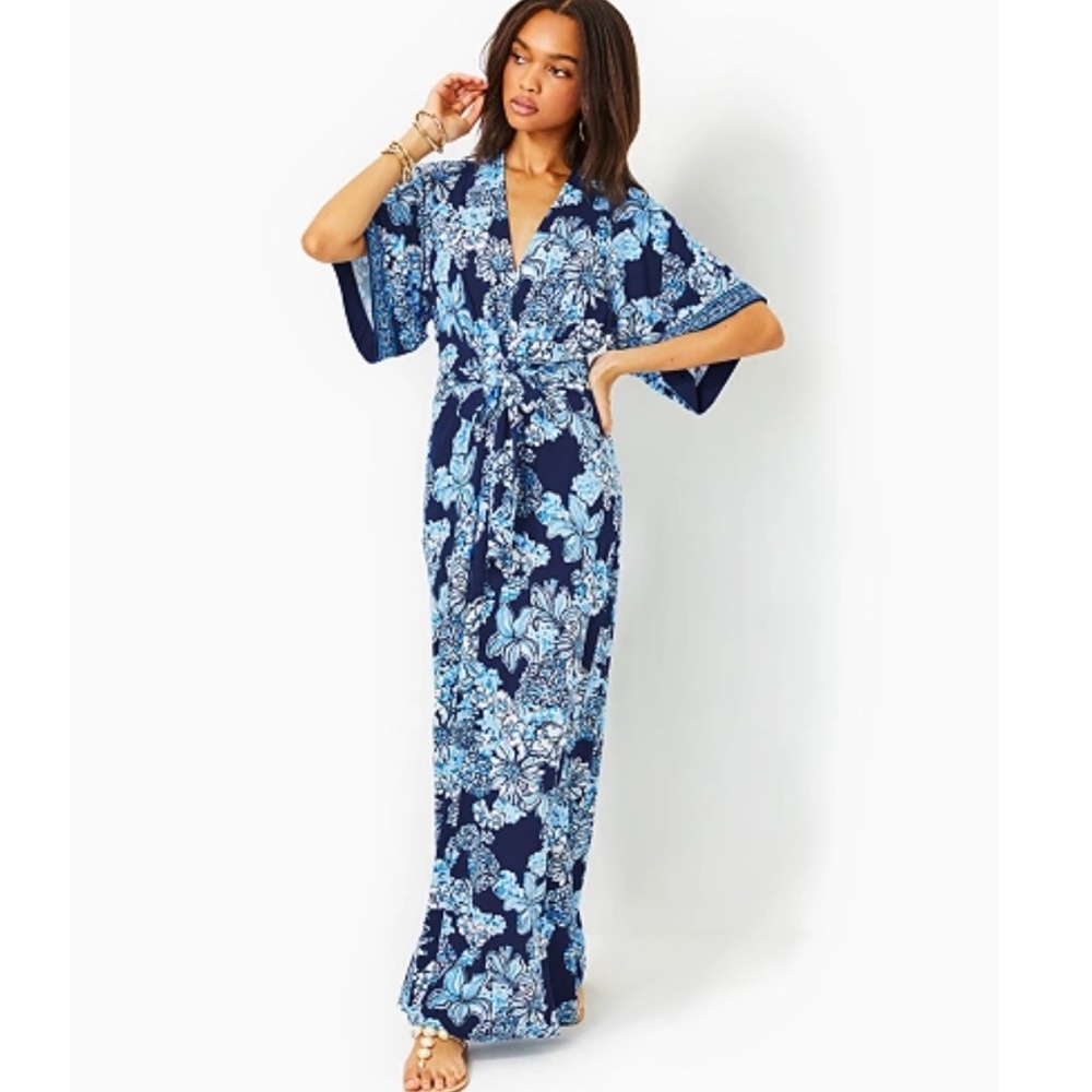 Lilly Pulitzer Wisteria elbow sleeve dress